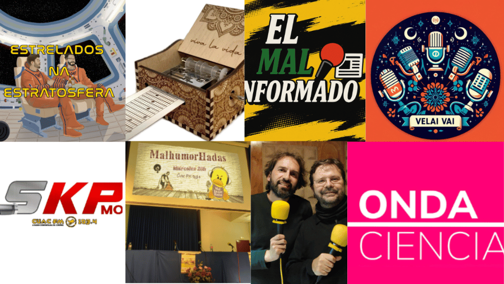 Imaxe con seleccion de podcasts de cuac